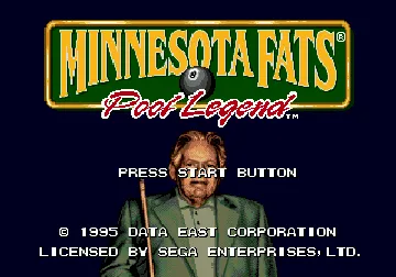 Minnesota Fats - Pool Legend (USA) screen shot title